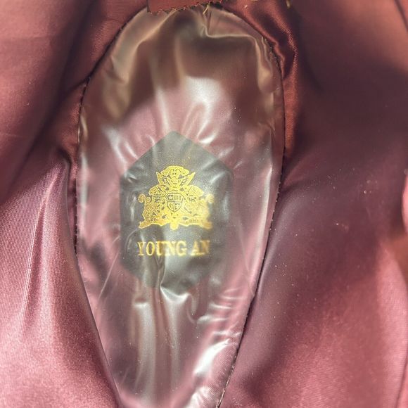 Vintage Young An L Fedora Wool Blend Tweed Hat Brown No Imperfections - Picture 6 of 6